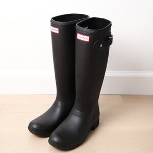 HUNTER Original Tall Rain Boots Black NWOT - Never worn Size 7